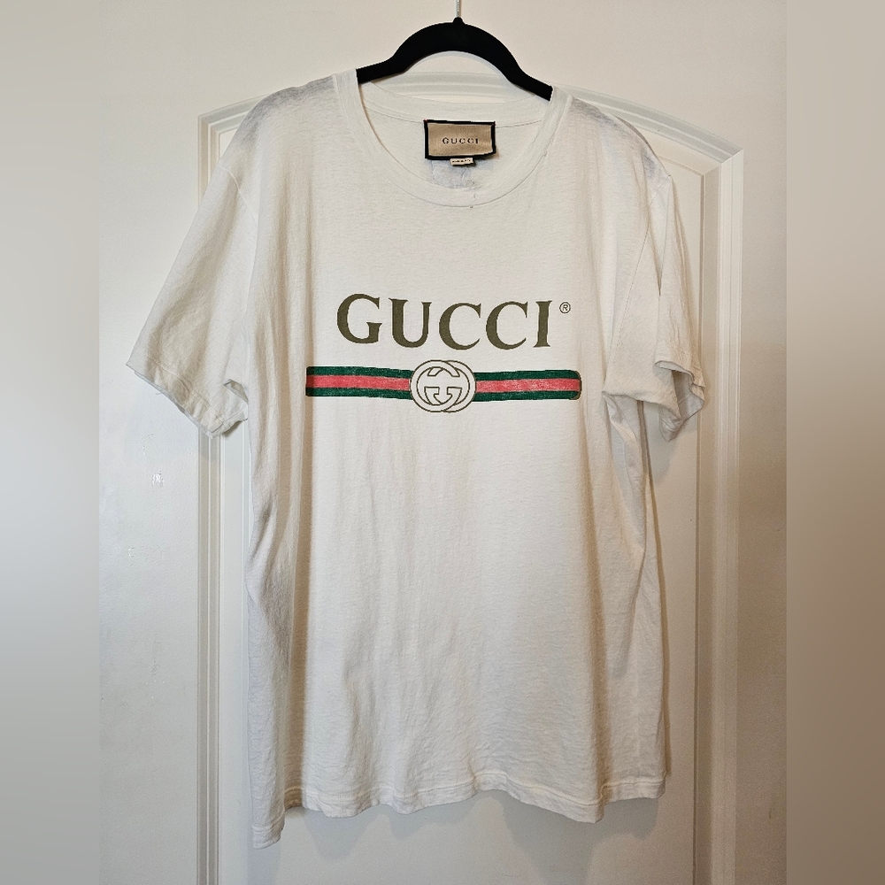 Authentic Gucci Oversized Weathered T-Shirt